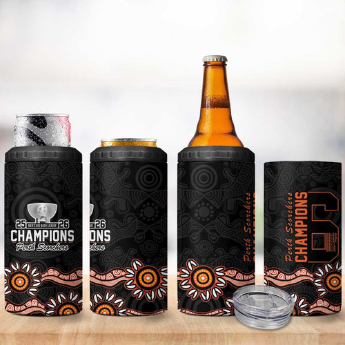 Cricket Australia Perth 6 Times Champions 4 in 1 Can Cooler Tumbler