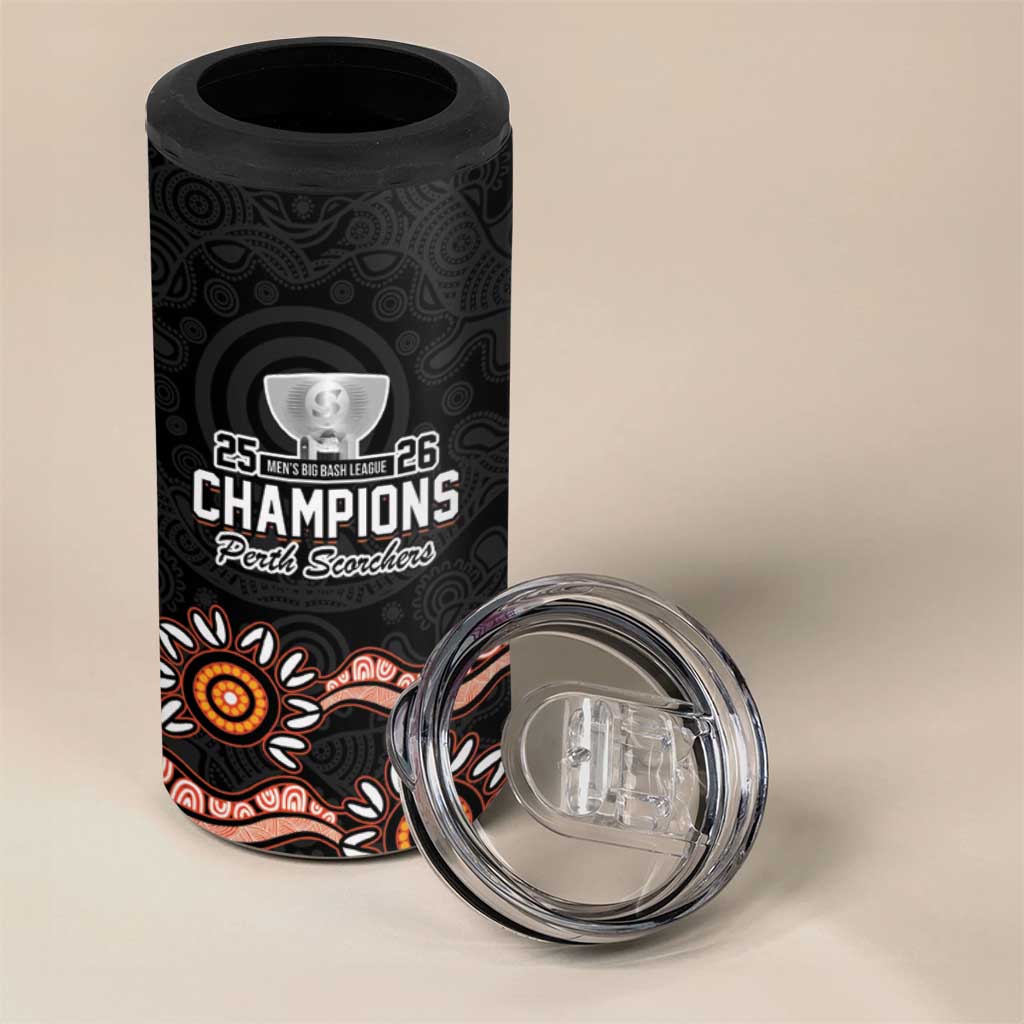 Cricket Australia Perth 6 Times Champions 4 in 1 Can Cooler Tumbler