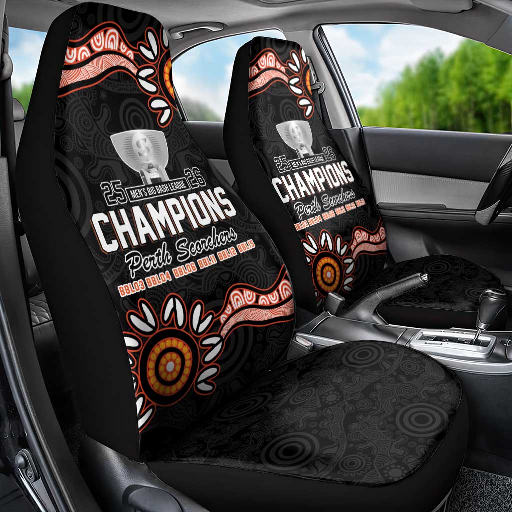 Cricket Australia Perth 6 Times Champions Car Seat Cover