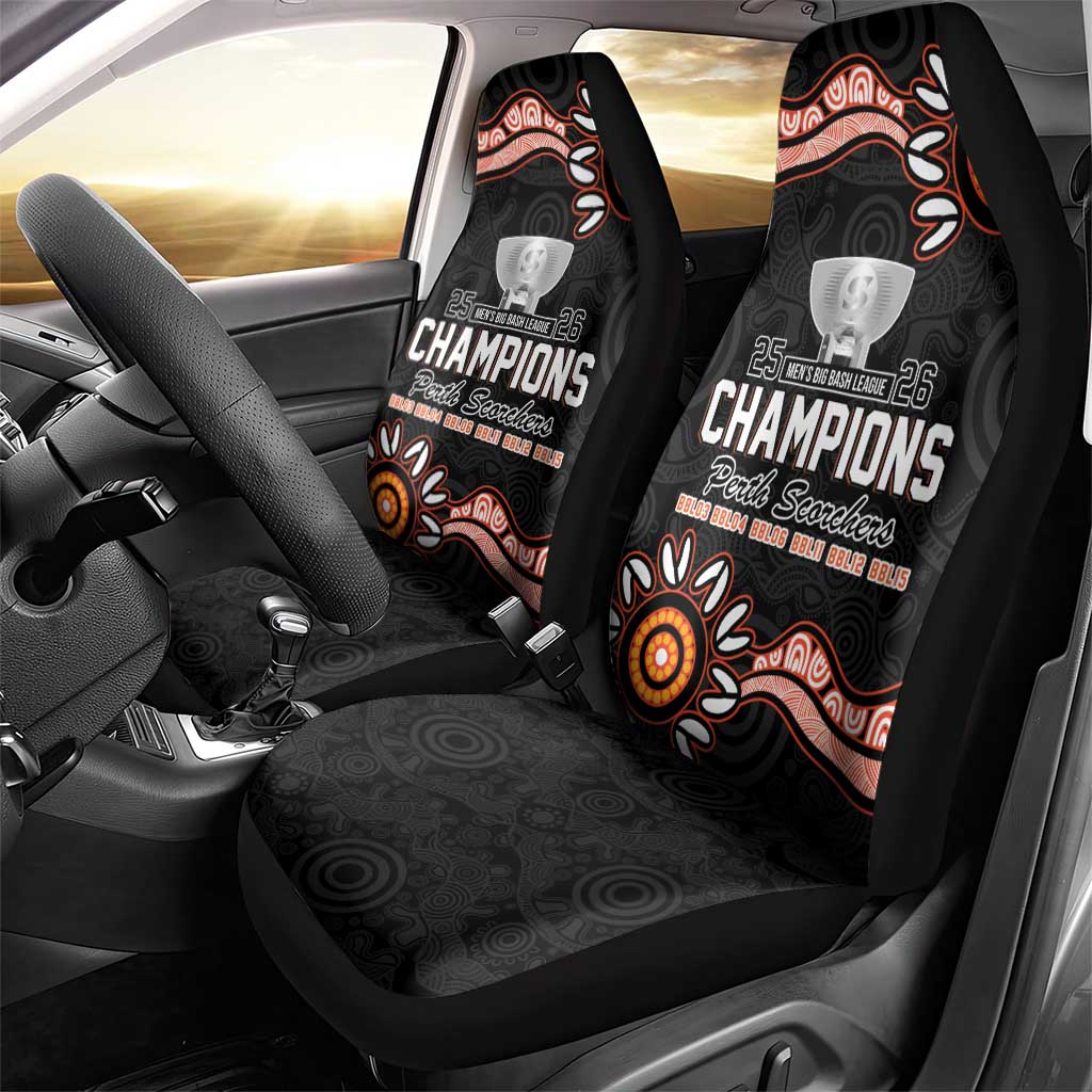 Cricket Australia Perth 6 Times Champions Car Seat Cover