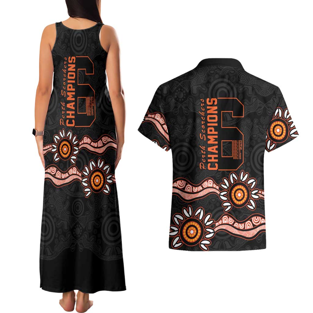 Cricket Australia Perth 6 Times Champions Couples Matching Tank Maxi Dress and Hawaiian Shirt