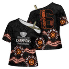 Cricket Australia Perth 6 Times Champions Cross Shoulder Shirt