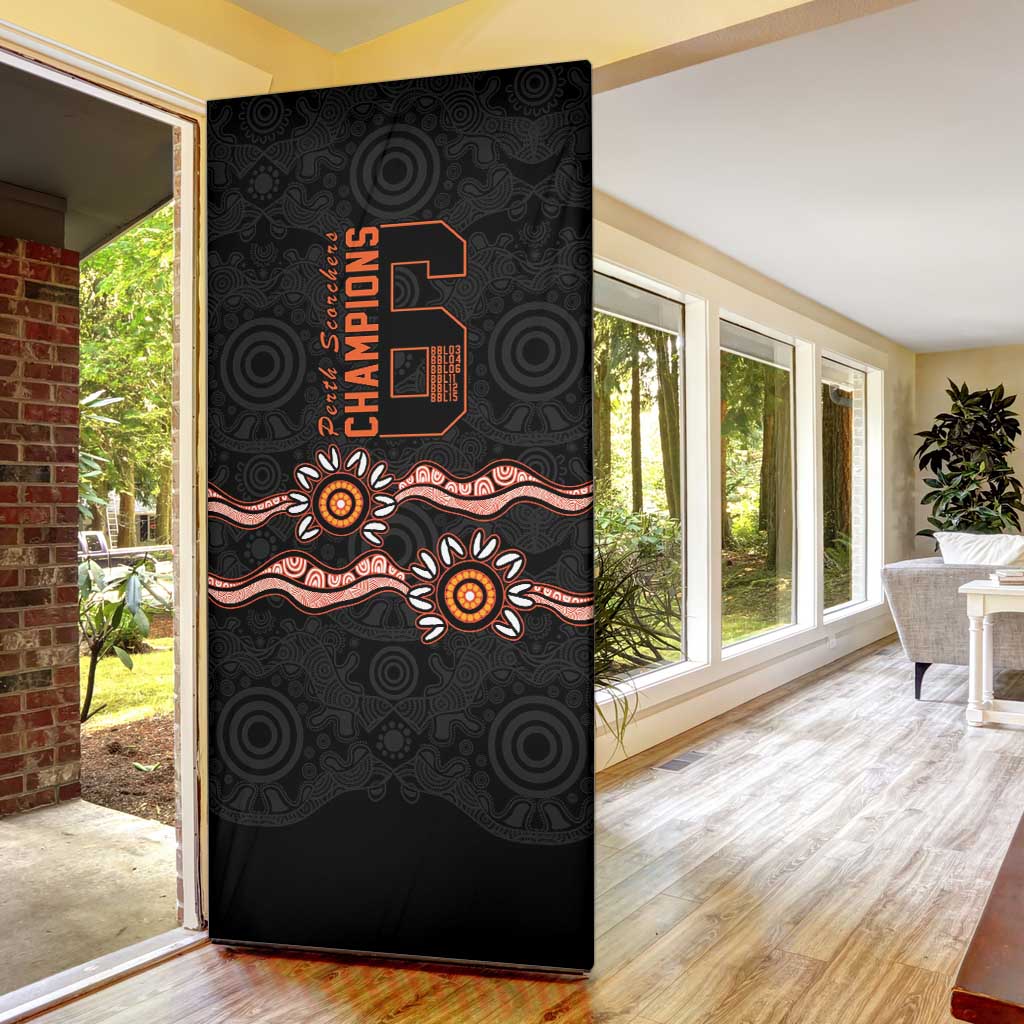 Cricket Australia Perth 6 Times Champions Door Cover