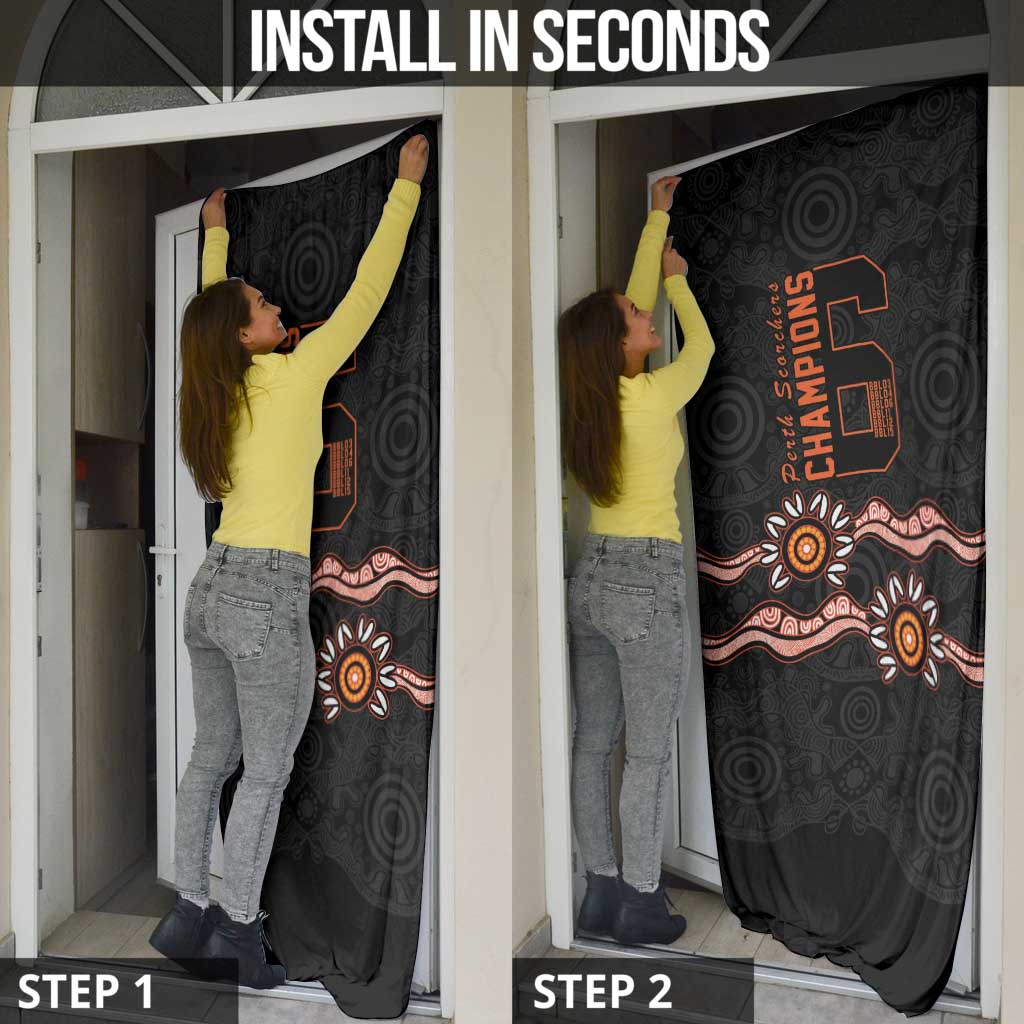Cricket Australia Perth 6 Times Champions Door Cover