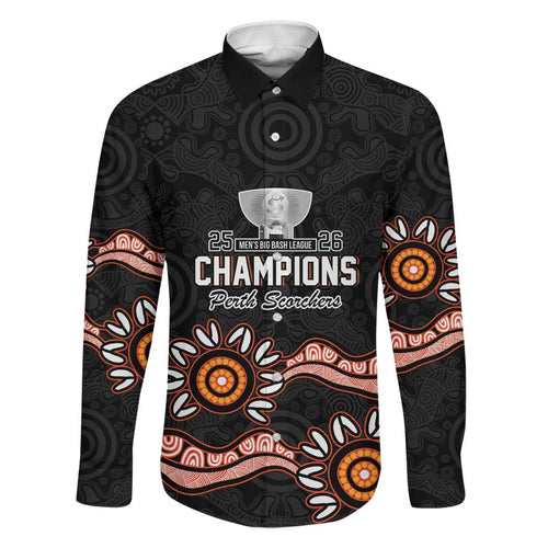 Cricket Australia Perth 6 Times Champions Family Matching Off The Shoulder Long Sleeve Dress and Hawaiian Shirt
