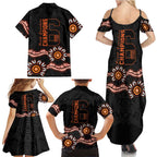 Cricket Australia Perth 6 Times Champions Family Matching Summer Maxi Dress and Hawaiian Shirt