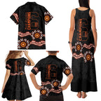 Cricket Australia Perth 6 Times Champions Family Matching Tank Maxi Dress and Hawaiian Shirt