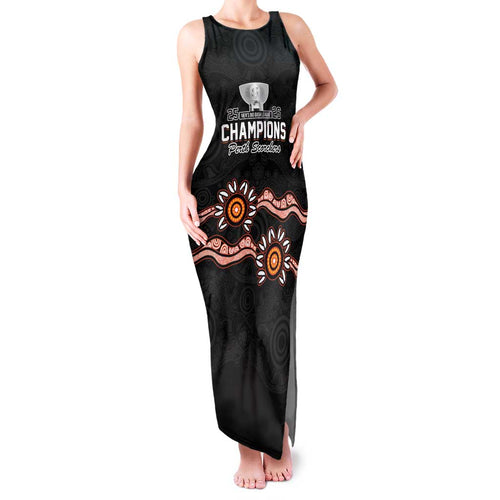 Cricket Australia Perth 6 Times Champions Family Matching Tank Maxi Dress and Hawaiian Shirt