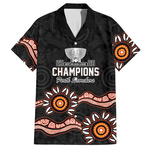 Cricket Australia Perth 6 Times Champions Hawaiian Shirt