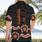 Cricket Australia Perth 6 Times Champions Hawaiian Shirt