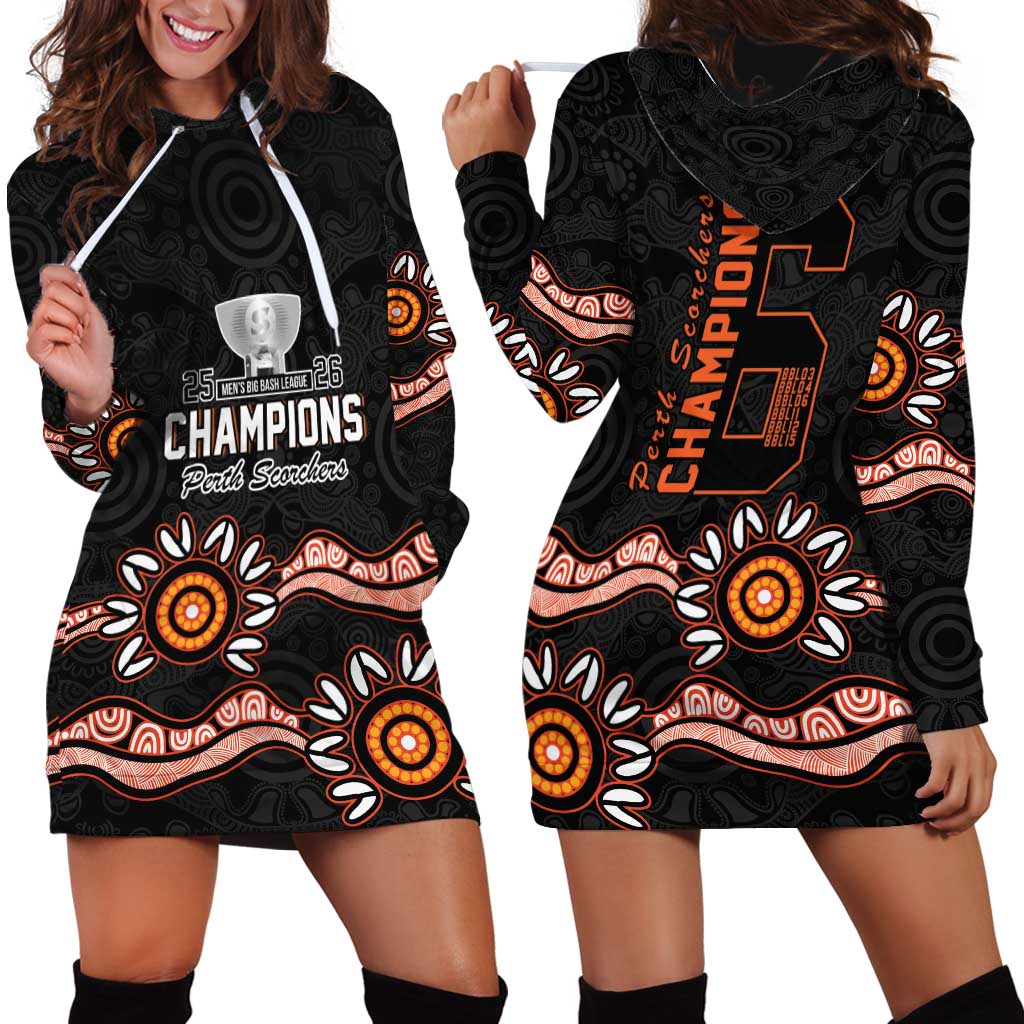 Cricket Australia Perth 6 Times Champions Hoodie Dress