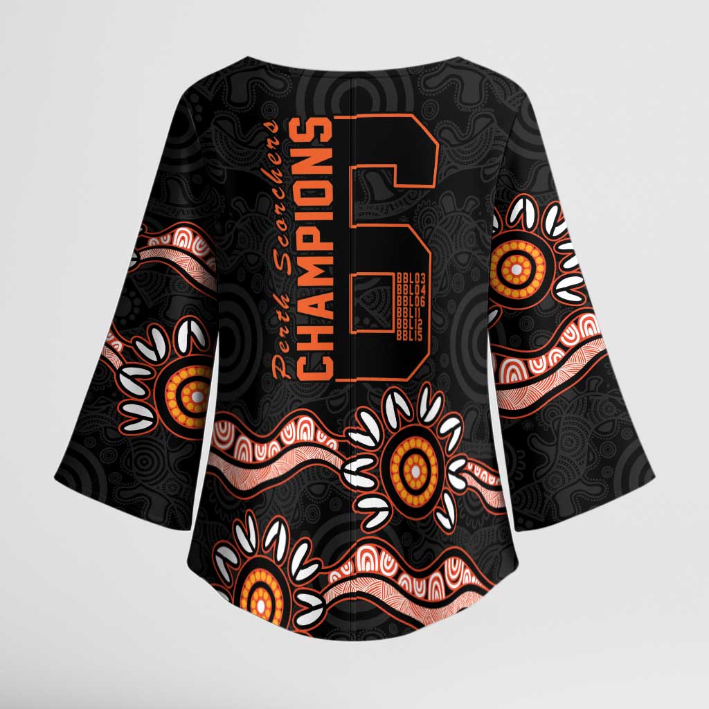 Cricket Australia Perth 6 Times Champions Kimono Sleeve Blouse