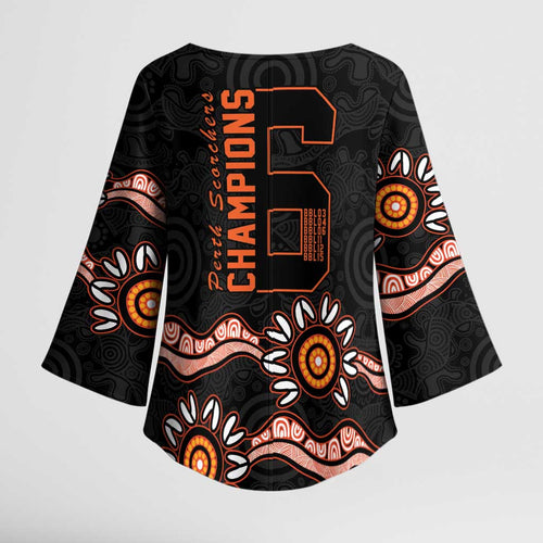 Cricket Australia Perth 6 Times Champions Kimono Sleeve Blouse