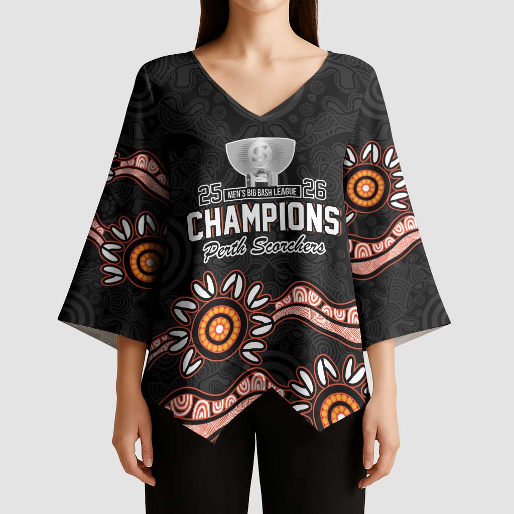 Cricket Australia Perth 6 Times Champions Kimono Sleeve Blouse