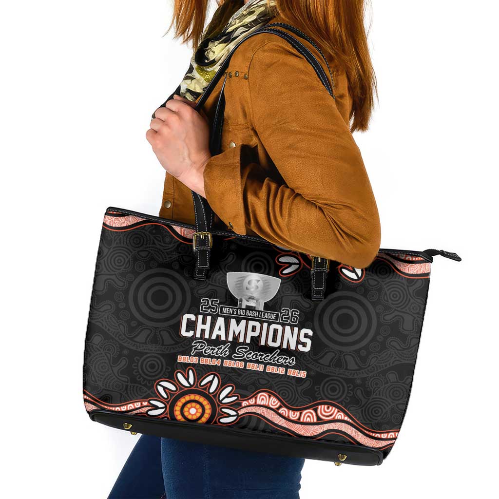 Cricket Australia Perth 6 Times Champions Leather Tote Bag