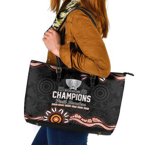 Cricket Australia Perth 6 Times Champions Leather Tote Bag