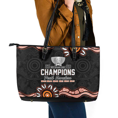 Cricket Australia Perth 6 Times Champions Leather Tote Bag