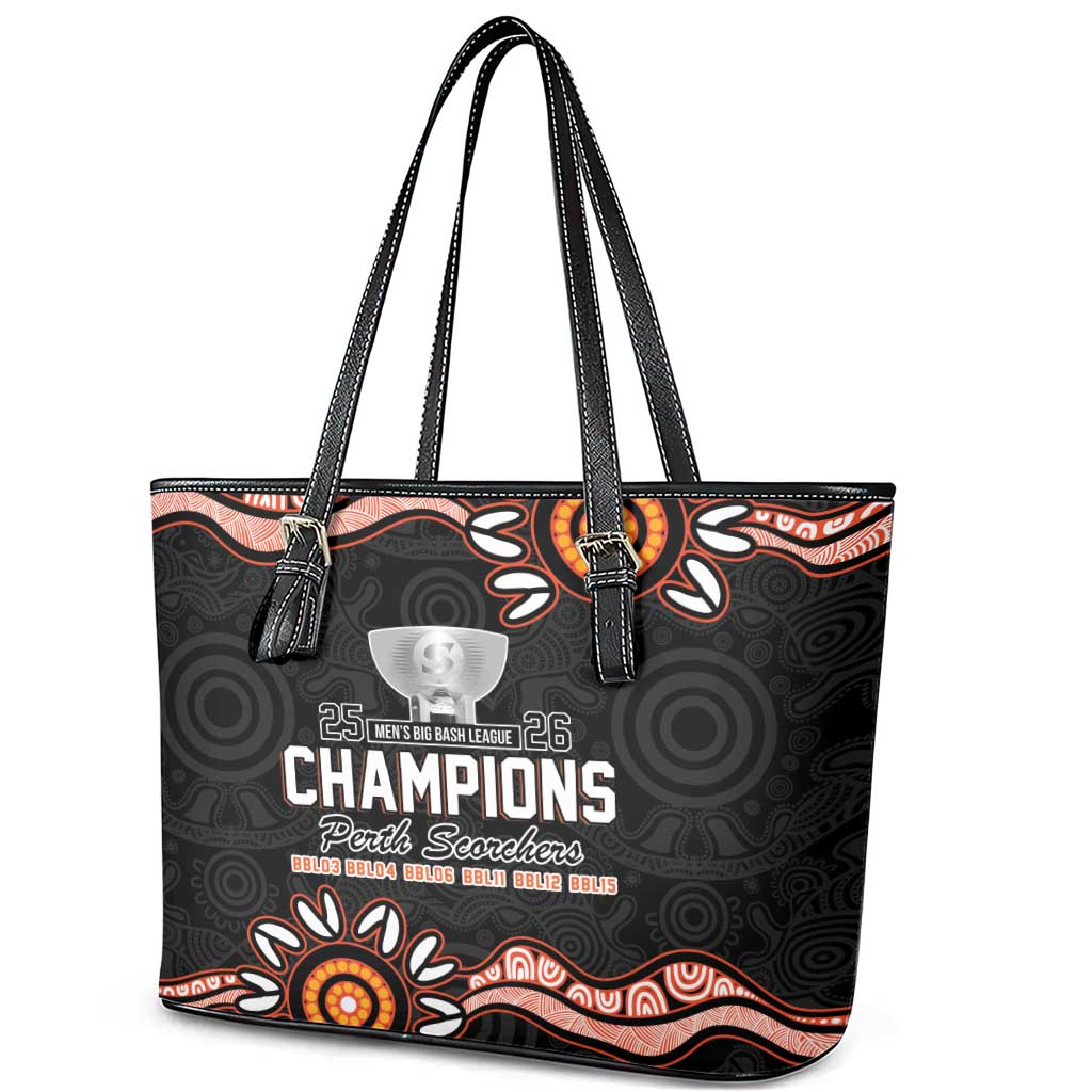 Cricket Australia Perth 6 Times Champions Leather Tote Bag