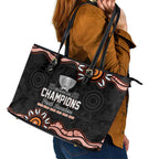 Cricket Australia Perth 6 Times Champions Leather Tote Bag