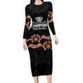 Cricket Australia Perth 6 Times Champions Long Sleeve Bodycon Dress