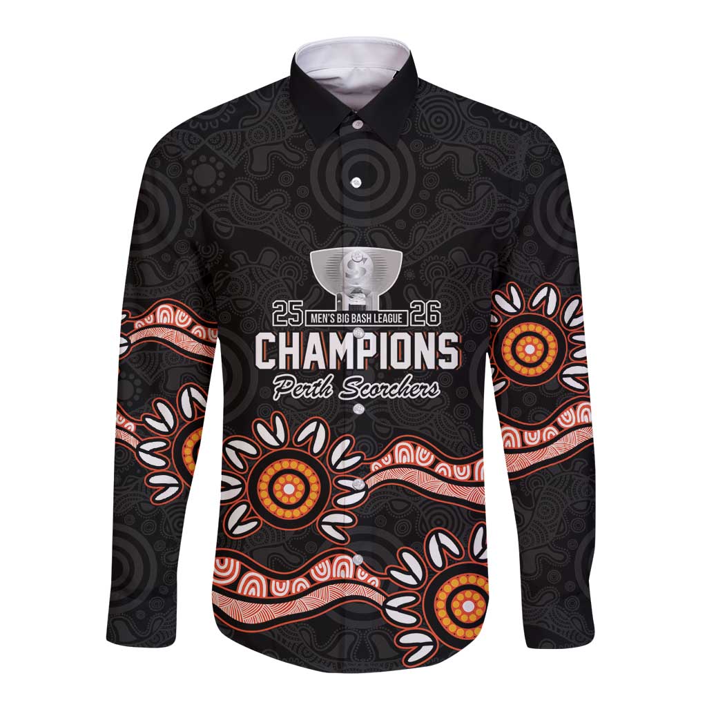 Cricket Australia Perth 6 Times Champions Long Sleeve Button Shirt
