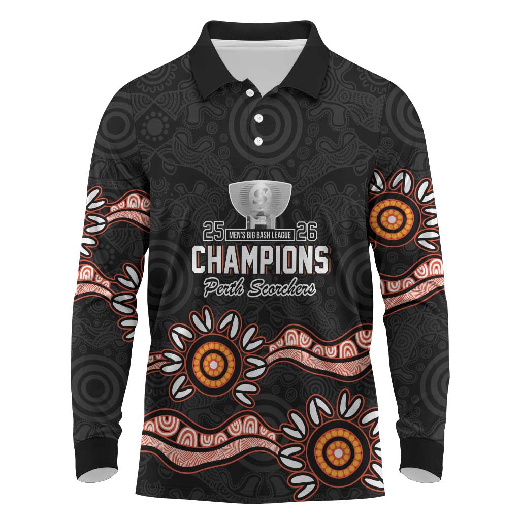 Cricket Australia Perth 6 Times Champions Long Sleeve Polo Shirt