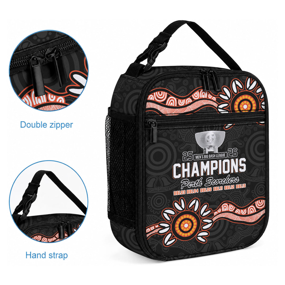 Cricket Australia Perth 6 Times Champions Lunch Bag