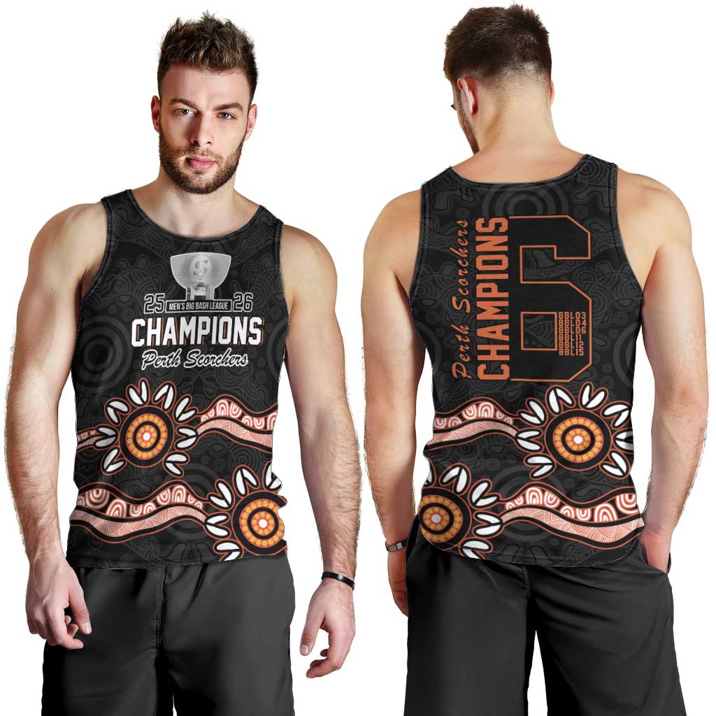 Cricket Australia Perth 6 Times Champions Men Tank Top