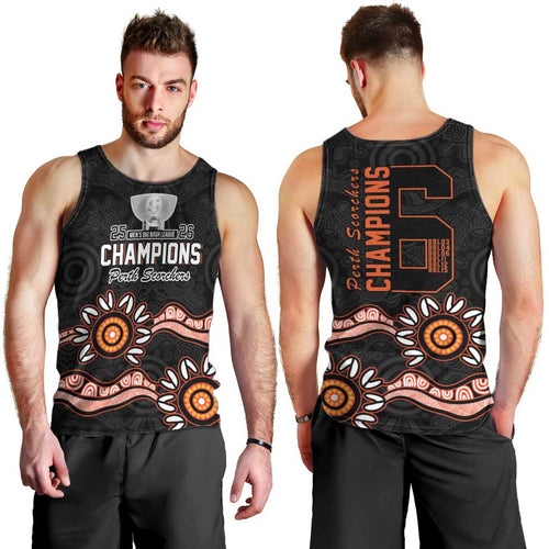 Cricket Australia Perth 6 Times Champions Men Tank Top