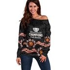 Cricket Australia Perth 6 Times Champions Off Shoulder Sweater