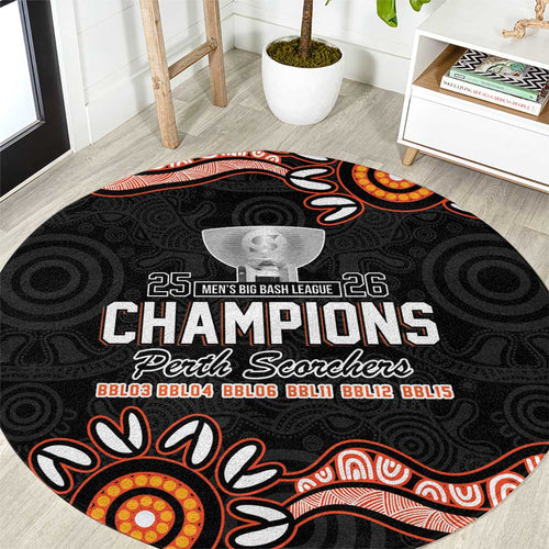 Cricket Australia Perth 6 Times Champions Round Carpet