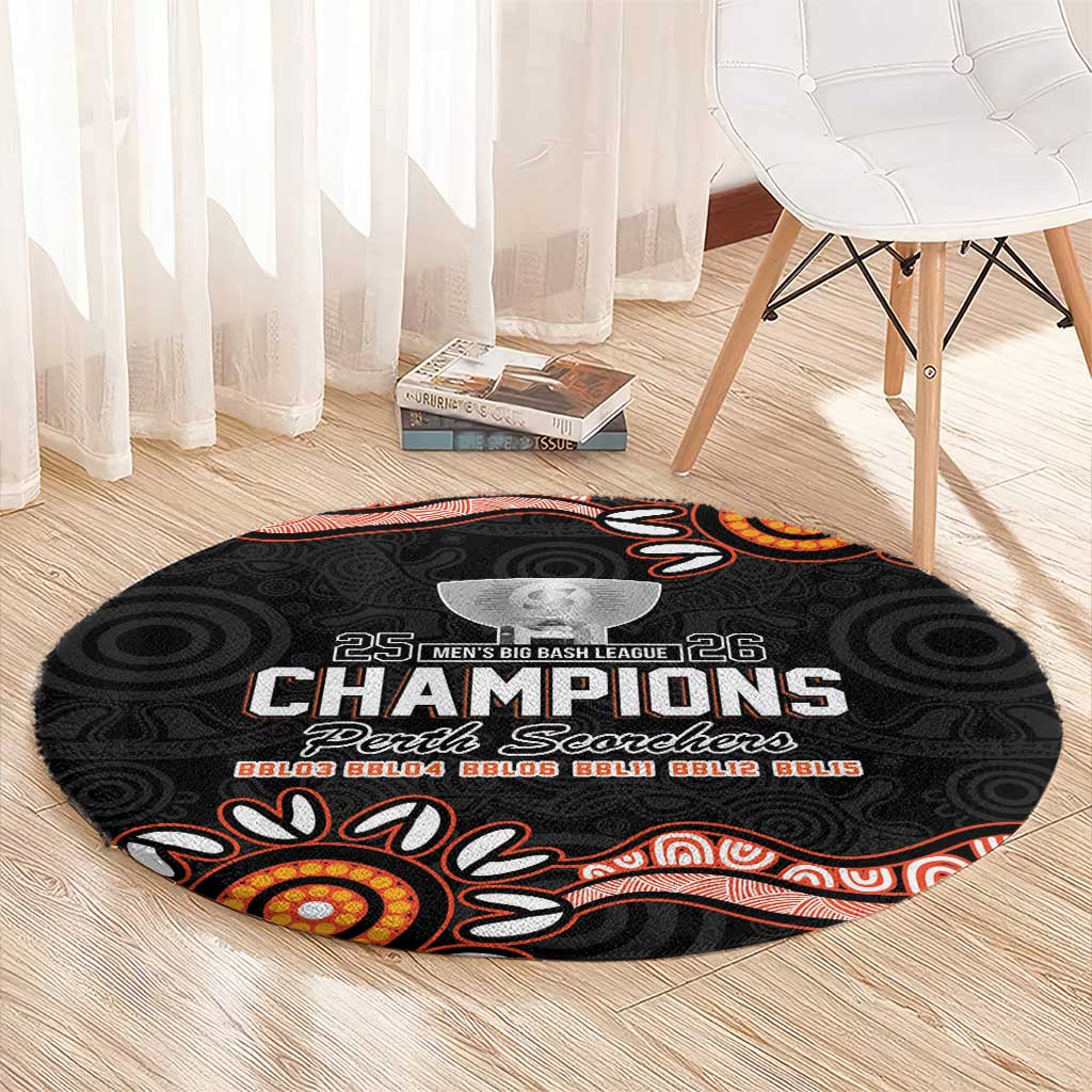 Cricket Australia Perth 6 Times Champions Round Carpet