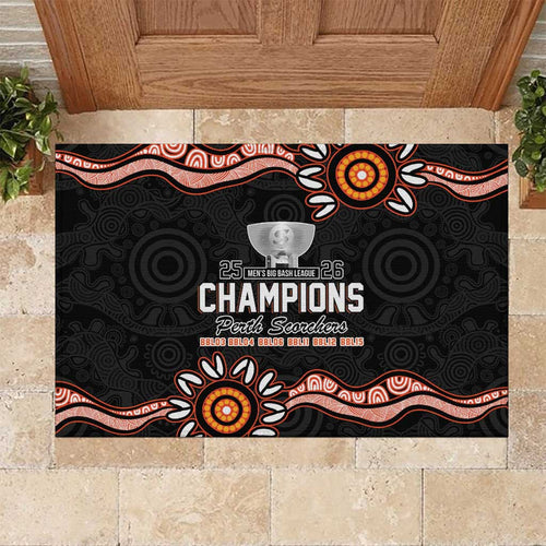 Cricket Australia Perth 6 Times Champions Rubber Doormat