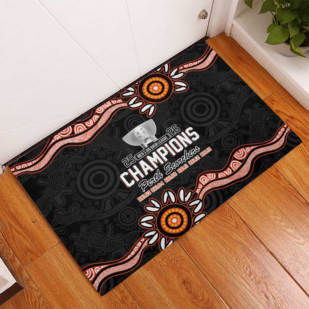 Cricket Australia Perth 6 Times Champions Rubber Doormat