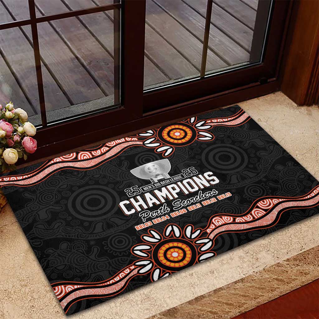 Cricket Australia Perth 6 Times Champions Rubber Doormat