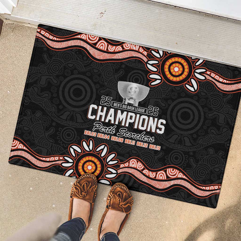 Cricket Australia Perth 6 Times Champions Rubber Doormat