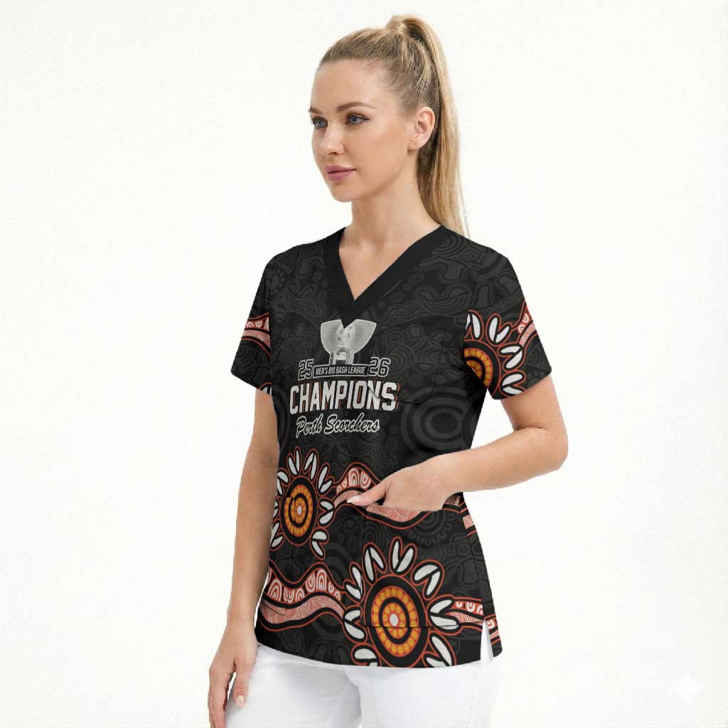 Cricket Australia Perth 6 Times Champions Scrub Top