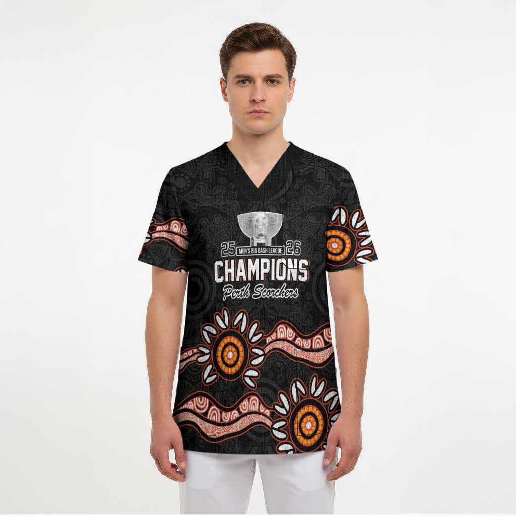 Cricket Australia Perth 6 Times Champions Scrub Top