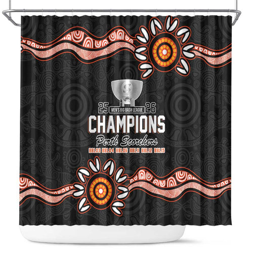 Cricket Australia Perth 6 Times Champions Shower Curtain