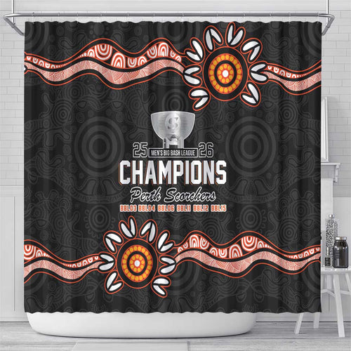Cricket Australia Perth 6 Times Champions Shower Curtain
