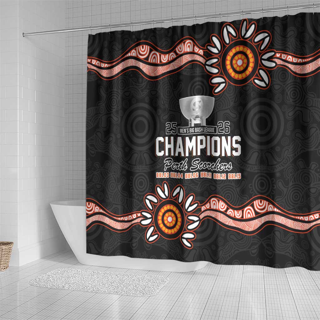 Cricket Australia Perth 6 Times Champions Shower Curtain