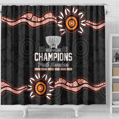 Cricket Australia Perth 6 Times Champions Shower Curtain