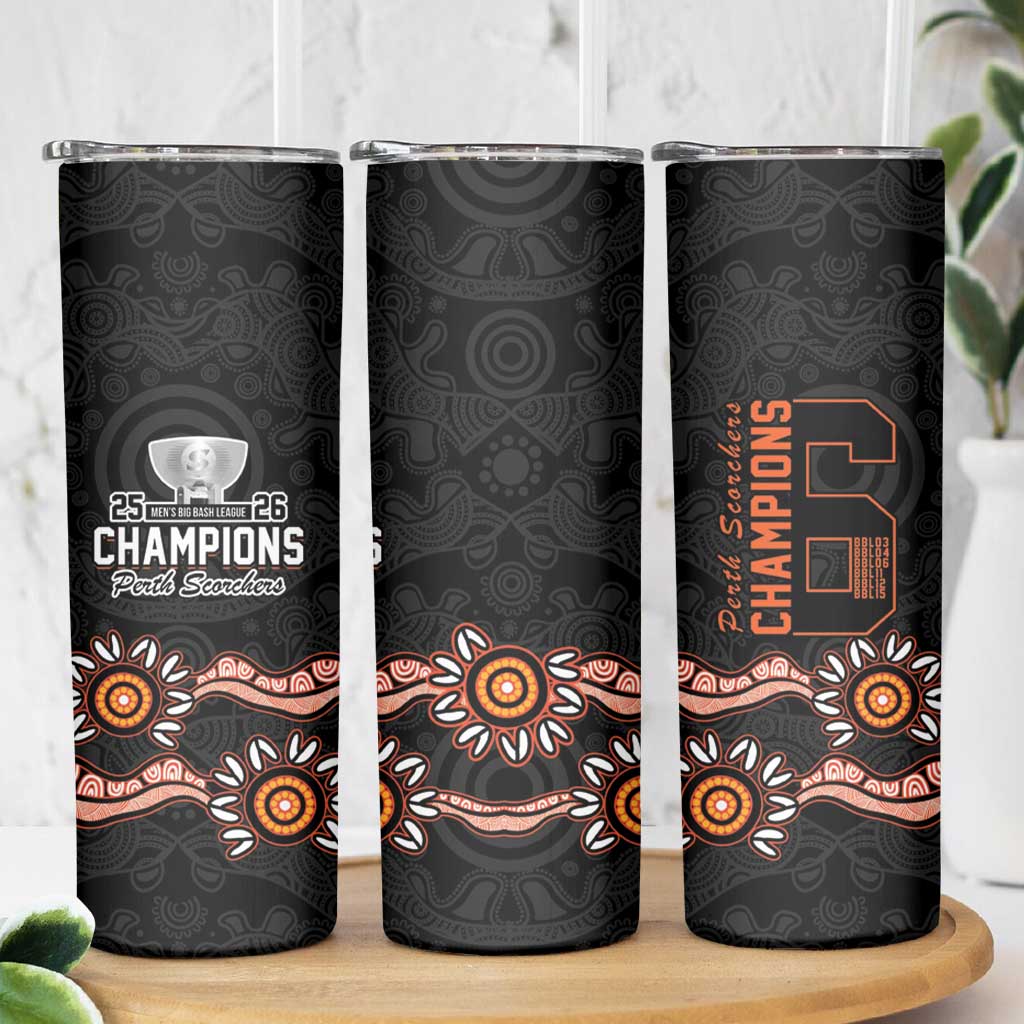 Cricket Australia Perth 6 Times Champions Skinny Tumbler