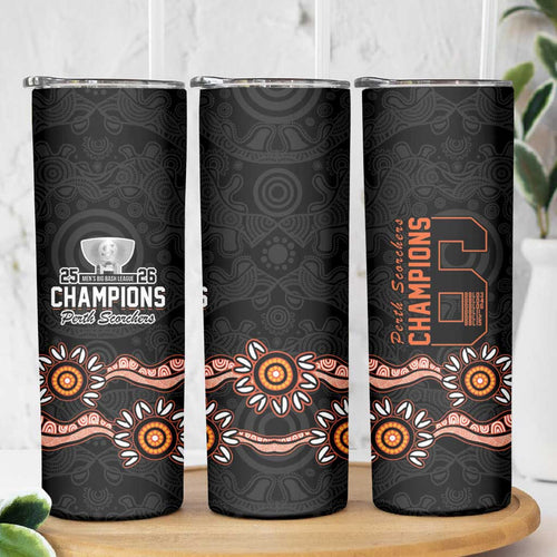 Cricket Australia Perth 6 Times Champions Skinny Tumbler