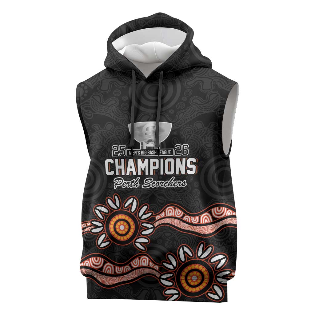 Cricket Australia Perth 6 Times Champions Sleeveless Hoodie