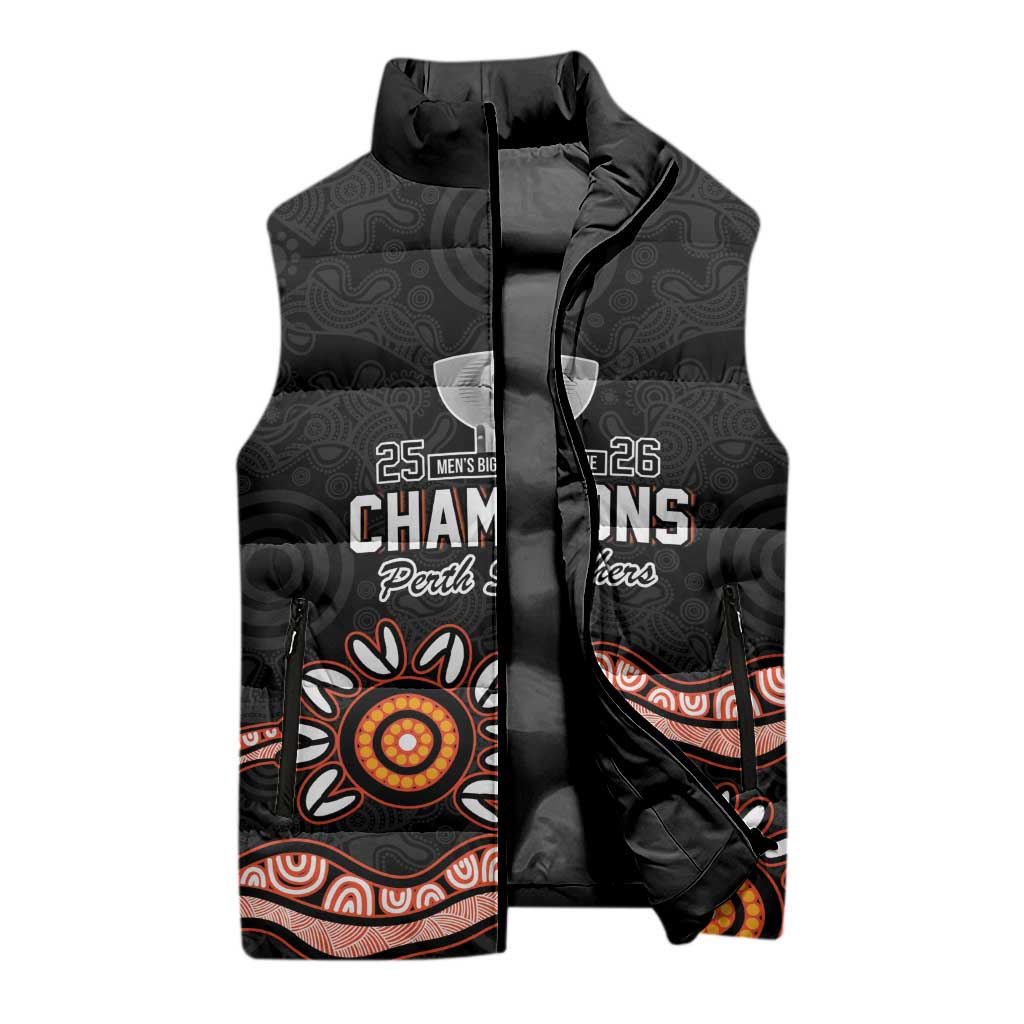 Cricket Australia Perth 6 Times Champions Sleeveless Puffer Jacket