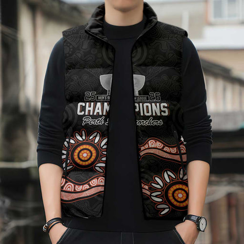 Cricket Australia Perth 6 Times Champions Sleeveless Puffer Jacket