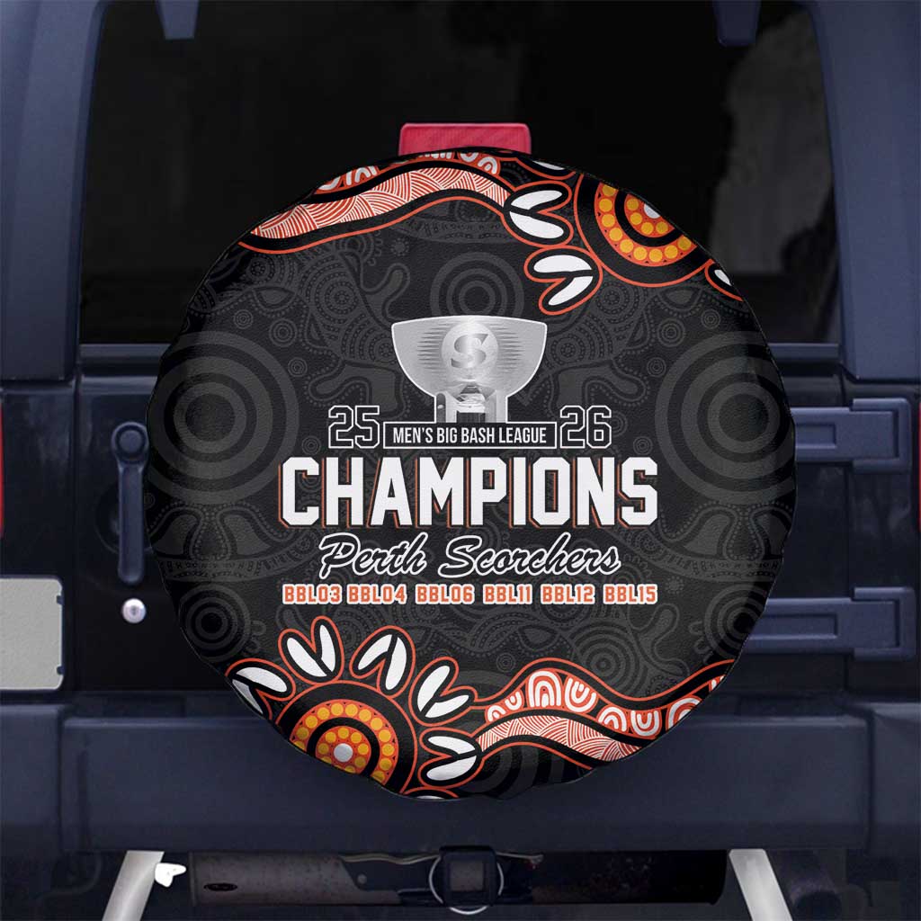 Cricket Australia Perth 6 Times Champions Spare Tire Cover