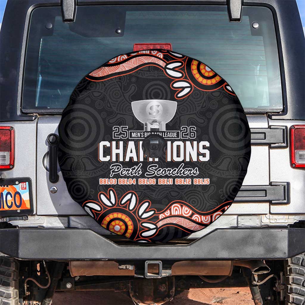 Cricket Australia Perth 6 Times Champions Spare Tire Cover