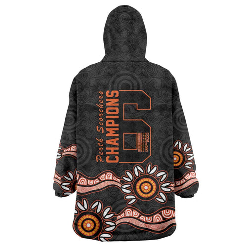 Cricket Australia Perth 6 Times Champions Wearable Blanket Hoodie